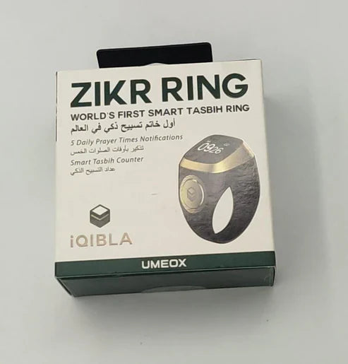 Zikr Ring – Digital Tasbeeh Ring for Daily Dhikr & Prayer